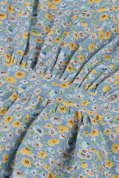 Φόρεμα 50s Με Floral Print Τραπεζοειδές