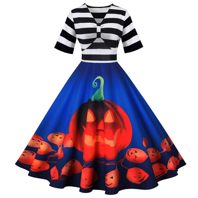 Αποκριάτικο Φόρεμα Rockabilly Marinière