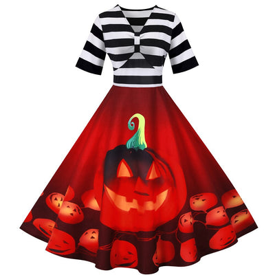 Αποκριάτικο Φόρεμα Rockabilly Marinière