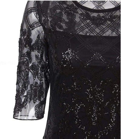 Μαύρο Φόρεμα Plus Size 20s
