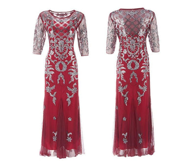 Κόκκινο Φόρεμα 20s Plus Size