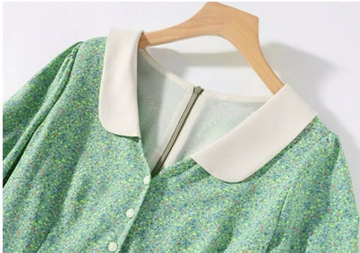 Φόρεμα 40s Green Daisy