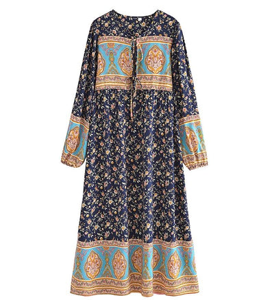 Vintage 70s Μακρύ Φόρεμα