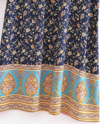 Vintage 70s Μακρύ Φόρεμα