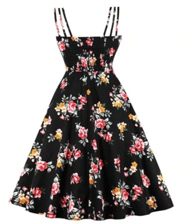 Σύνθεση Vintage Style Dress Plus Size