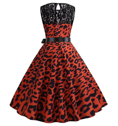 Vintage Φόρεμα Tiger Trapeze