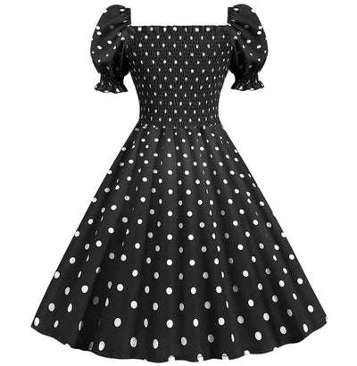 Φόρεμα 50s Style Μαύρο