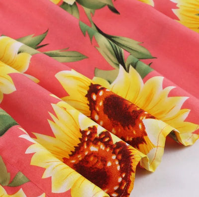 Vintage Φόρεμα 1950 Pink Flowers