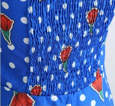 Vintage Φόρεμα 50s Off Shoulder