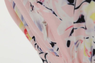 Vintage Ροζ Λουλουδάτο Φόρεμα Δεκαετίας '60