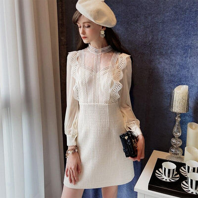 Vintage Μπεζ Φόρεμα Δεκαετίας 30