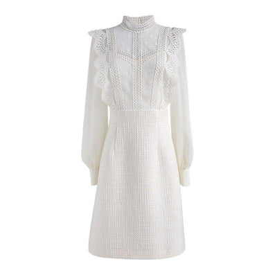 Vintage Μπεζ Φόρεμα Δεκαετίας 30