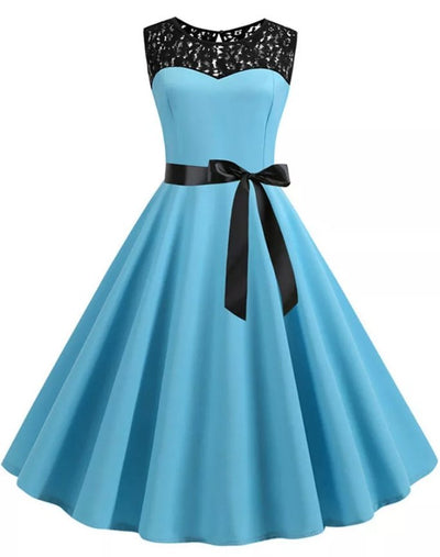 Vintage Παστέλ Φόρεμα Καμαριέρας