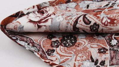 Φόρεμα Vintage Plus Size White Coffee