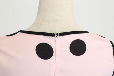 Φόρεμα Με Λαιμόκοψη 50s