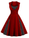 Ρετρό Φόρεμα Rockabilly