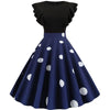 Φόρεμα Rockabilly Με Μανίκια Με Καπάκι