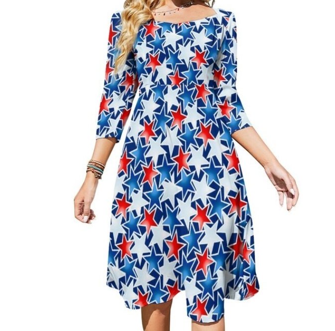 Γυναικείο Φόρεμα Κομφετί 70s Vintage