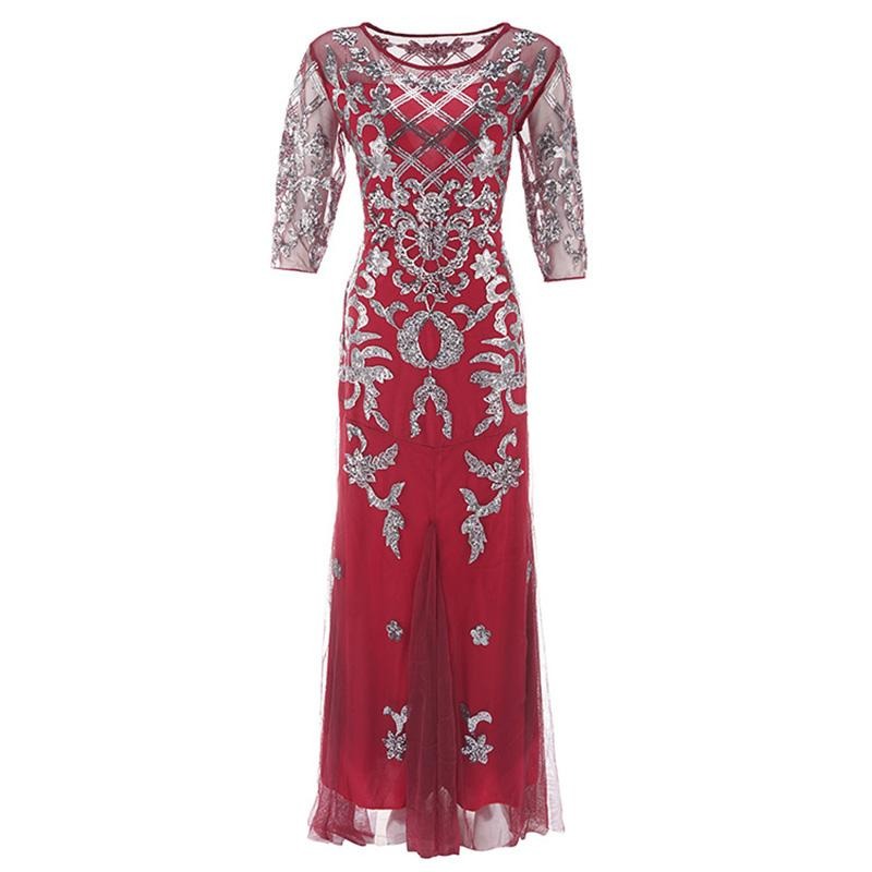 Κόκκινο Φόρεμα 20s Plus Size