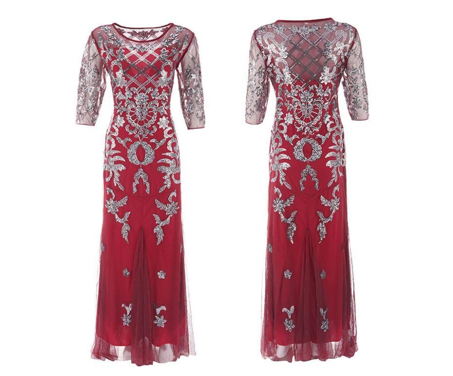 Κόκκινο Φόρεμα 20s Plus Size