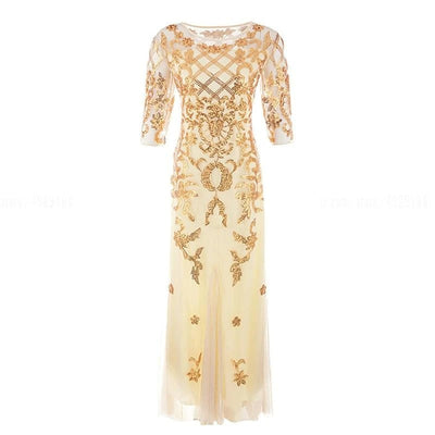 Vintage Ivory Φόρεμα 20s