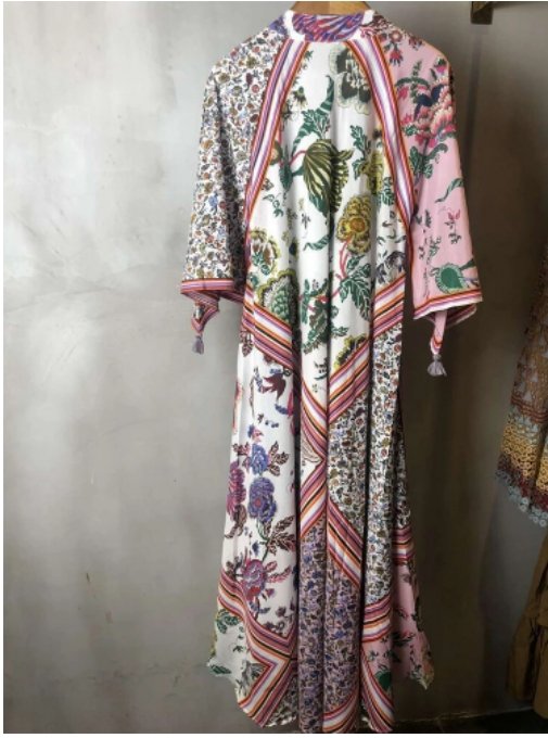 Ασύμμετρο Φλοράλ Φόρεμα Δεκαετίας 40