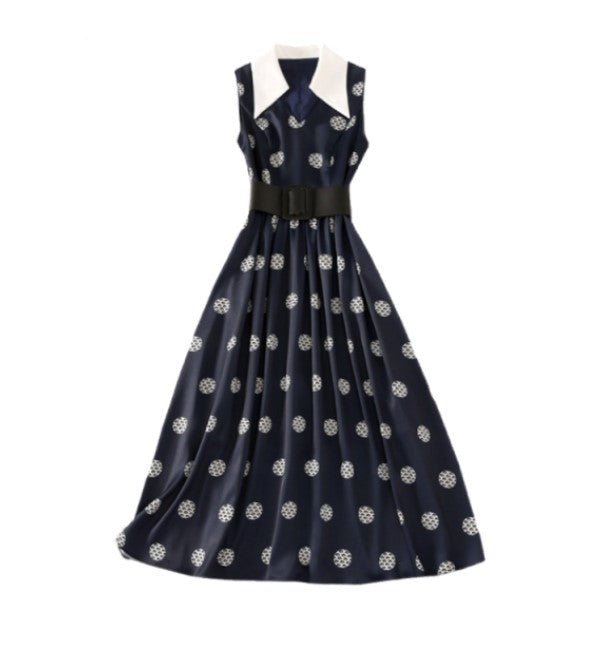 Φόρεμα 40s Chic Navy