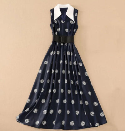 Φόρεμα 40s Chic Navy