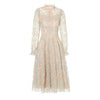 Φόρεμα 40s Lace Vintage Chic Grey
