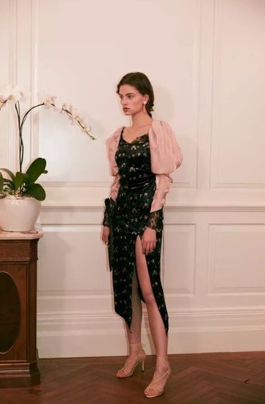 Φόρεμα Με Σκίσιμο 40s