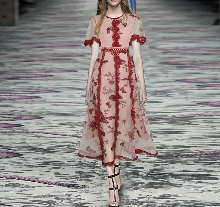 Φόρεμα Πεταλούδων Δεκαετίας 40