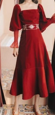 Βελούδινο Φόρεμα Δεκαετίας Του '40
