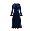 Φόρεμα Navy Velvet 40s