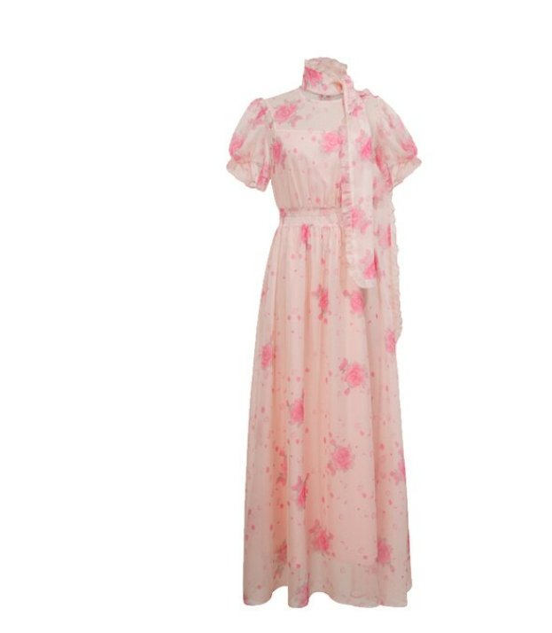 Vintage Φόρεμα 40s Pale Coral