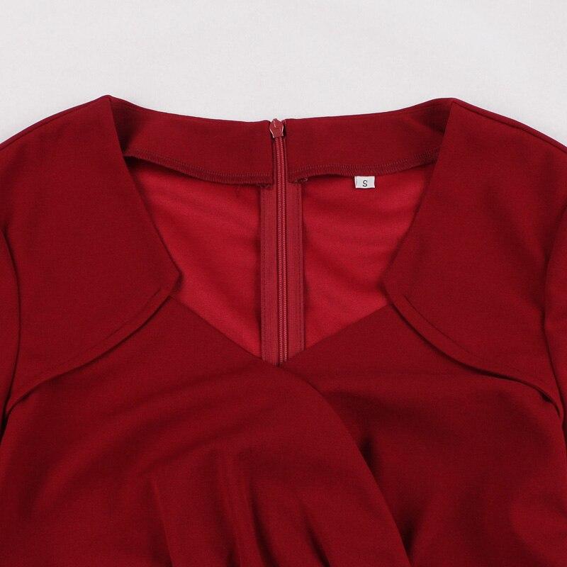 Φόρεμα Βουργουνδίας Δεκαετίας Του '50