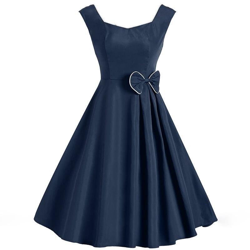 50s Chic Navy Φόρεμα