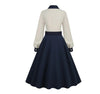 Φόρεμα 50s Navy Blue