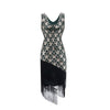 Φόρεμα Charleston 20s - Green & Gold