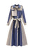 Κομψό 40s Jazz Dress Blue