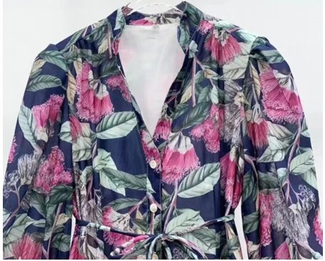 Κοντό Φλοράλ Φόρεμα Δεκαετίας 40