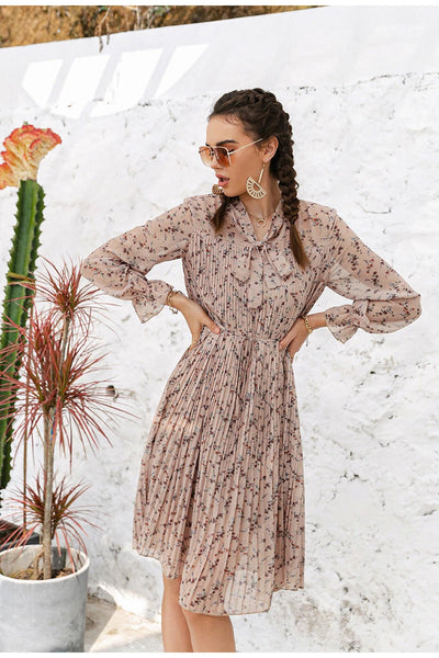 Vintage Floral Τελετουργικό Φόρεμα