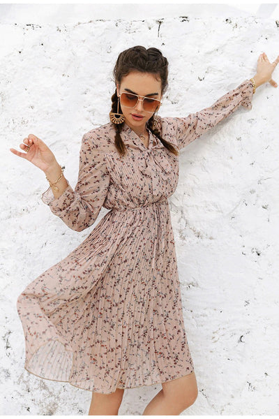 Vintage Floral Τελετουργικό Φόρεμα