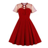 Κόκκινο Βραδινό Φόρεμα 50s Plus Size