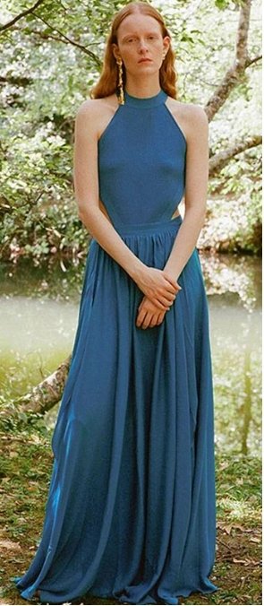 Vintage Chic Βραδινό Φόρεμα