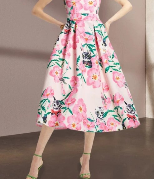 Γυναικείο Vintage Καλοκαιρινό Φόρεμα