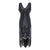 Φόρεμα Gatsby - Charleston Black Silver