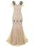 Ivory Haute Couture Μακρύ Φόρεμα Gatsby