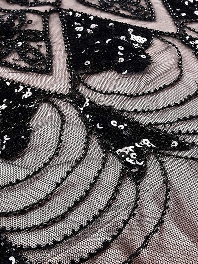 Ροζ Haute Couture Μακρύ Φόρεμα Gatsby