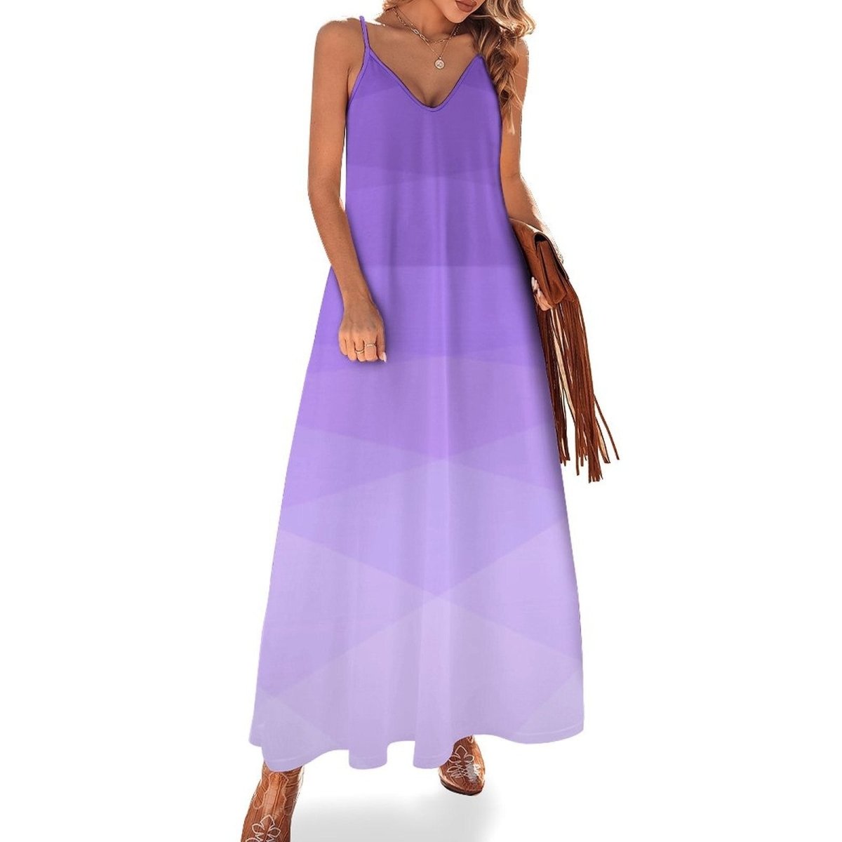 70s Hippie Dress Gradient