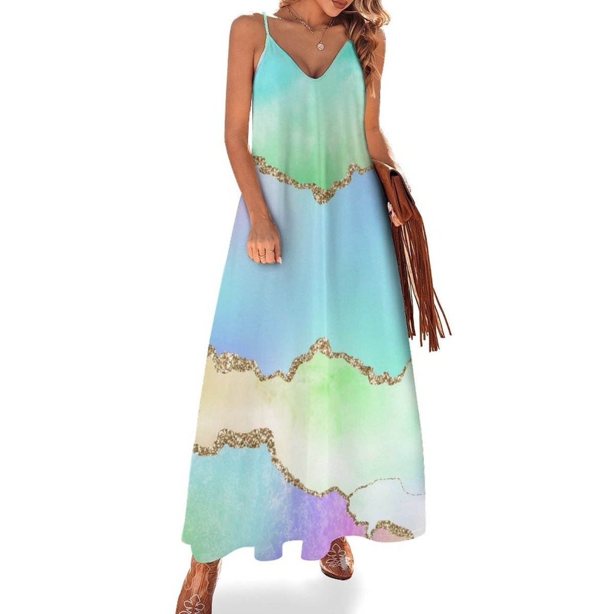 Vintage Chic Hippie Φόρεμα